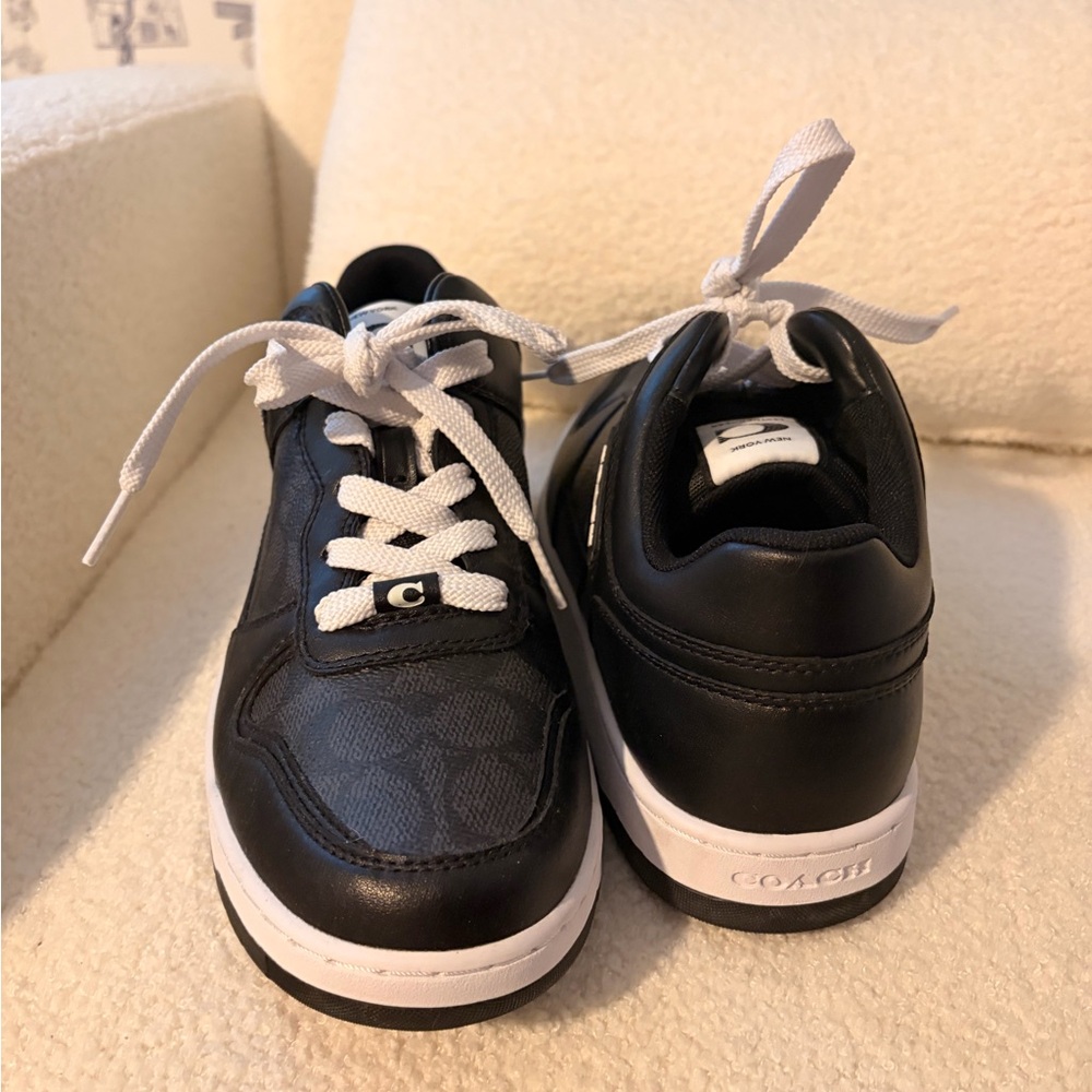 Coach Black and White Casual Sneakers - Picture 3 of 5